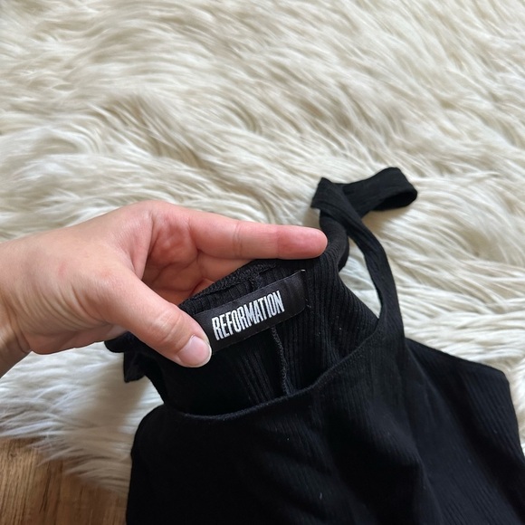 Reformation Elegant Black Maxi Dress - Picture 4 of 5